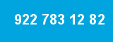 922 783 12 82 922 783 12 82